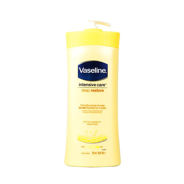 Sữa dưỡng thể Vaseline Deep Restore 725ml
