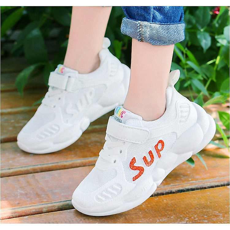Giày thể thao {cao cấp } phong cách hàn quốc bé gái từ 3 - 15 tuổi - TT011