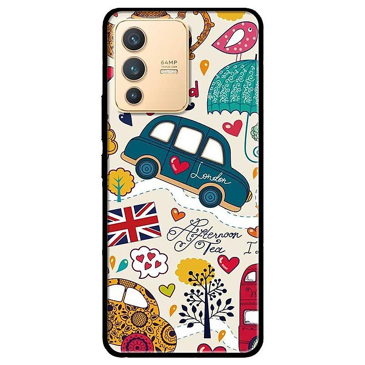 Ốp lưng dành cho Vivo V23 5G / S12 - Vivo Y15s / Y15A - Họa Tiết England