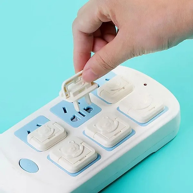 Combo 5 Nút Bịt Ổ Điện Hình Gấu Chính hãng Giá tốt - Hình ảnh 3