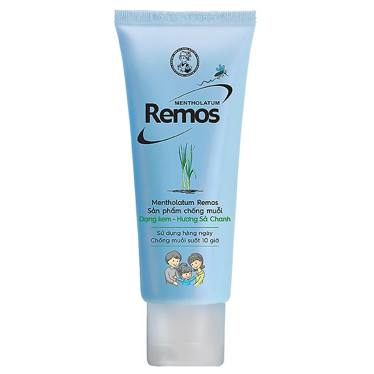 Kem Chống Muỗi Remos Hương Sả Chanh (70g)