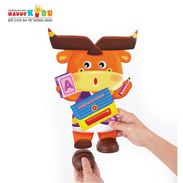Combo Đồ Chơi Ngôn Ngữ HAPPY KIBU Chính hãng Giá tốt - Hình ảnh 4