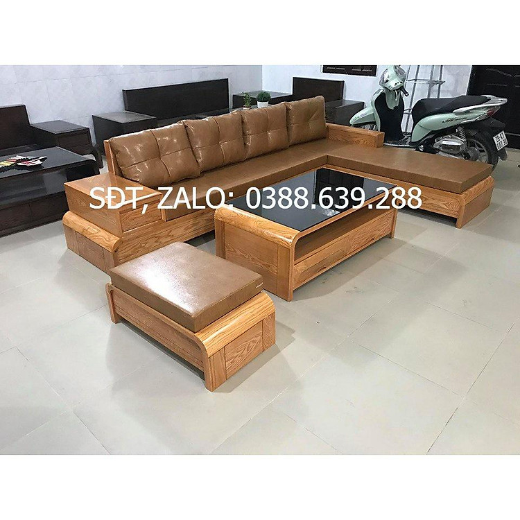 1M8*2M8 Chất liệu Gỗ sồi - Sofa gỗ phòng khách/0964.212.203