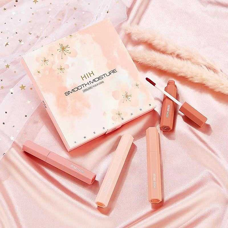 Set 4 Son Kem Bóng Mịn Lì SMOOTH MOISTURE