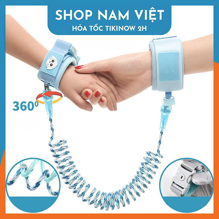 Dây Đai Chống Lạc Cho Bé 2.5m Hồng Chính hãng Giá tốt - Hình ảnh 2