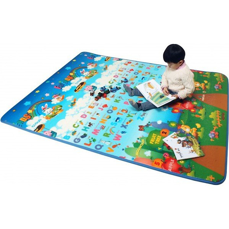 Mua Thảm chơi hai mặt Funnylon Hàn Quốc Chính hãng Tiết kiệm - Hình ảnh 2