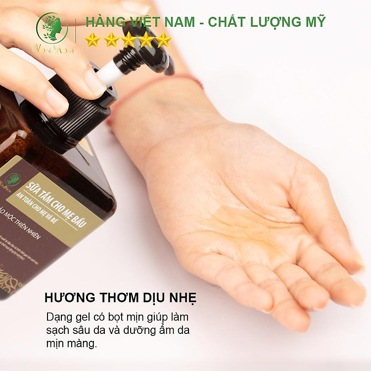 Sữa Tắm Thảo Mộc Cho Mẹ Bầu Wonmom Đảm bảo Giá rẻ - Hình ảnh 5