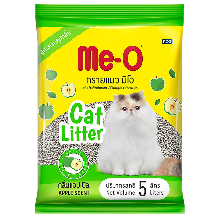 Cát Vệ Sinh Cho Mèo Me-O Hương Táo (5L)