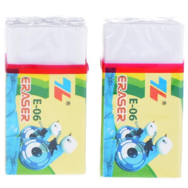 Vỉ 2 Cục Gôm Thiên Long E-06