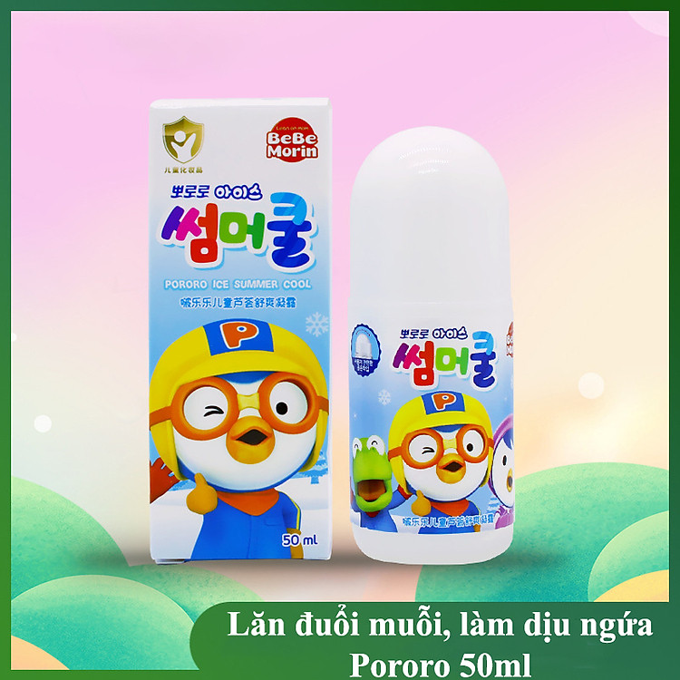 Lăn muỗi Pororo 50ml cho bé Chính hãng Ưu đãi