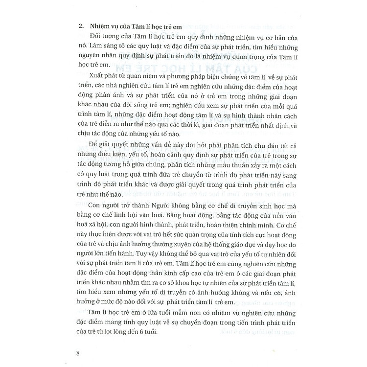 Tâm Lí Học Trẻ Em Lứa Tuổi Mầm Non - Ảnh 7