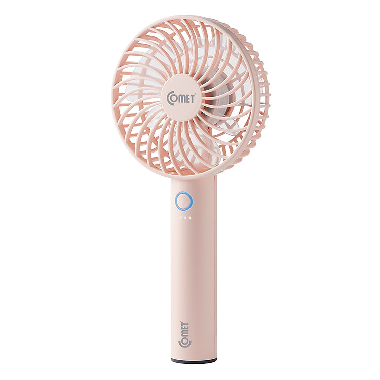Quạt Sạc Comet CRF1004P (4W) - Hồng - Hàng chính hãng
