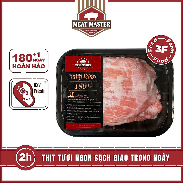 Nạc giòn heo tuyển chọn Meat Master ( 400G ) - Giao nhanh