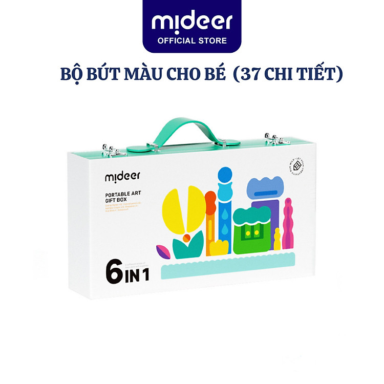 Bộ Bút Màu Mideer Portable Art Gift Box (6 in 1)