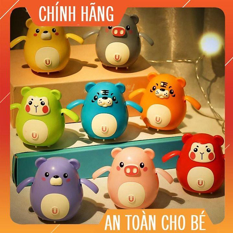 Đồ Chơi Lật Đật Cho Bé Biết Đi Có Nam Châm Từ Tính Đi Theo Nhau có hình ngộ nghĩnh tự động cho bé trai và gái