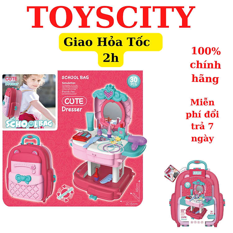 Tìm mua tại Avakids: Đồ Chơi Cặp Trang Điểm BOWA 8255P - Ngập tràn khuyến mãi