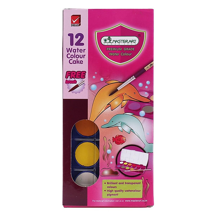 Màu Water Colour Cake Masterart 12 màu