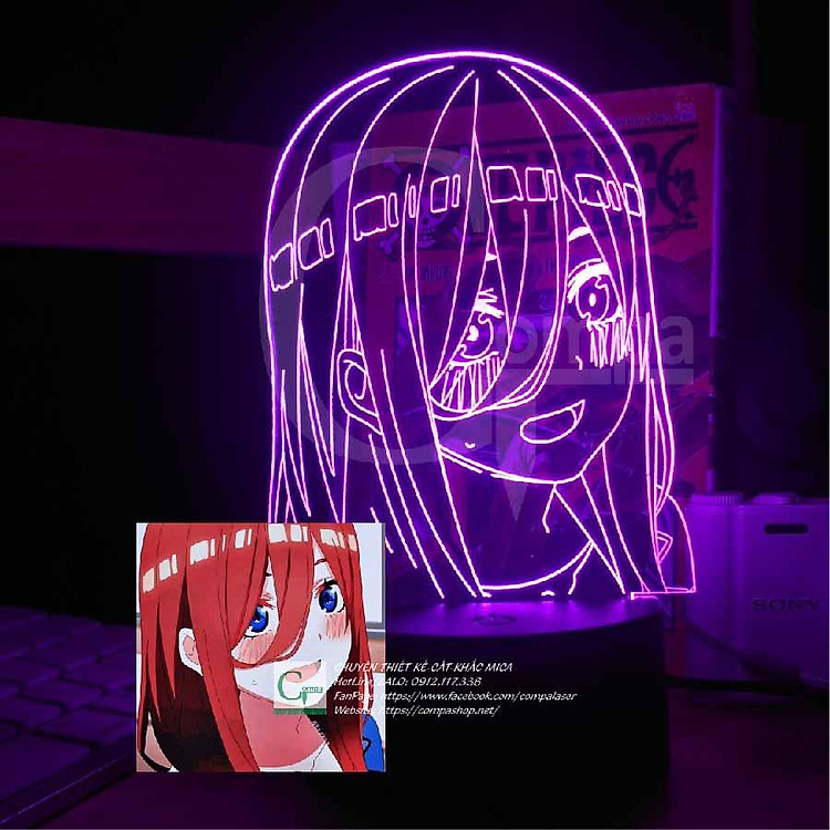 Đèn Ngủ Gotobun no Hanayome Miku Nakano Type 05 AGNH0205 16 MÀU TUỲ CHỈNH