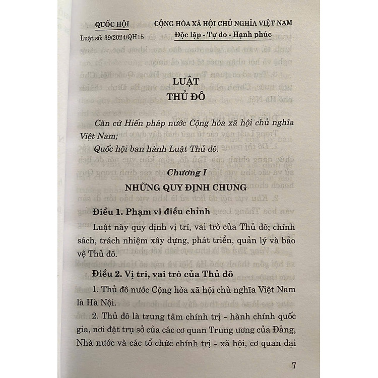 Luật Thủ Đô Năm 2024 - Ảnh 2