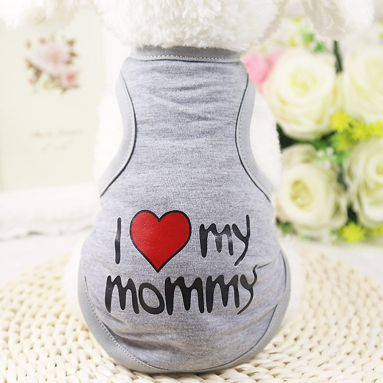 Áo cho thú cưng mommy daddy - giao màu ngẫu nhiên