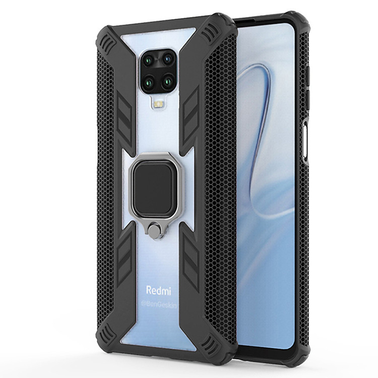 Ốp lưng cho Xiaomi Redmi Note 9S - Note 9 Pro - iRON - MAN IRING TRONG SUỐT Nhựa PC cứng viền dẻo chống sốc