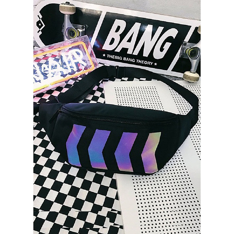 Túi Đeo Chéo Phản Quang Nam Nữ UNISEX - Hottrend Siêu Cá Tính TPQ1