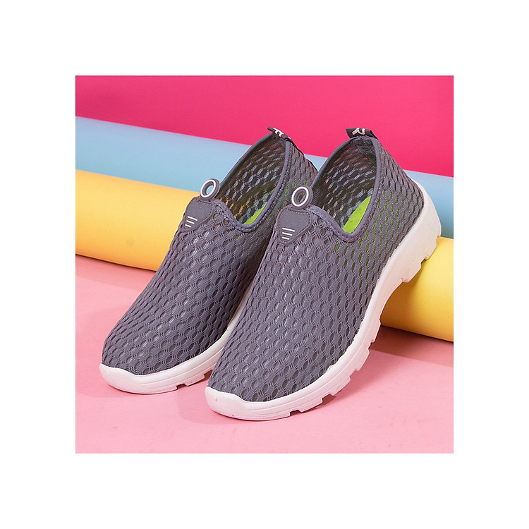 Giày lười nữ size 36 đến 40 phong cách êm chân thoáng khí full size full box nhiều màu V112