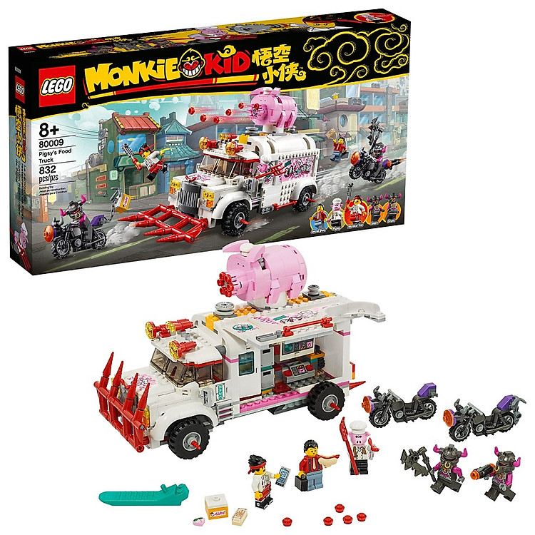 Tìm mua tại Avakids: LEGO Monkie Kid - Xe Pigsy 80009 - Ngập tràn khuyến mãi