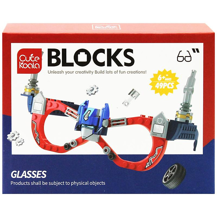 Đồ Chơi Lắp Ráp Mắt Kính Cute Koala 1108 Chính hãng Tiết kiệm - Hình ảnh 4