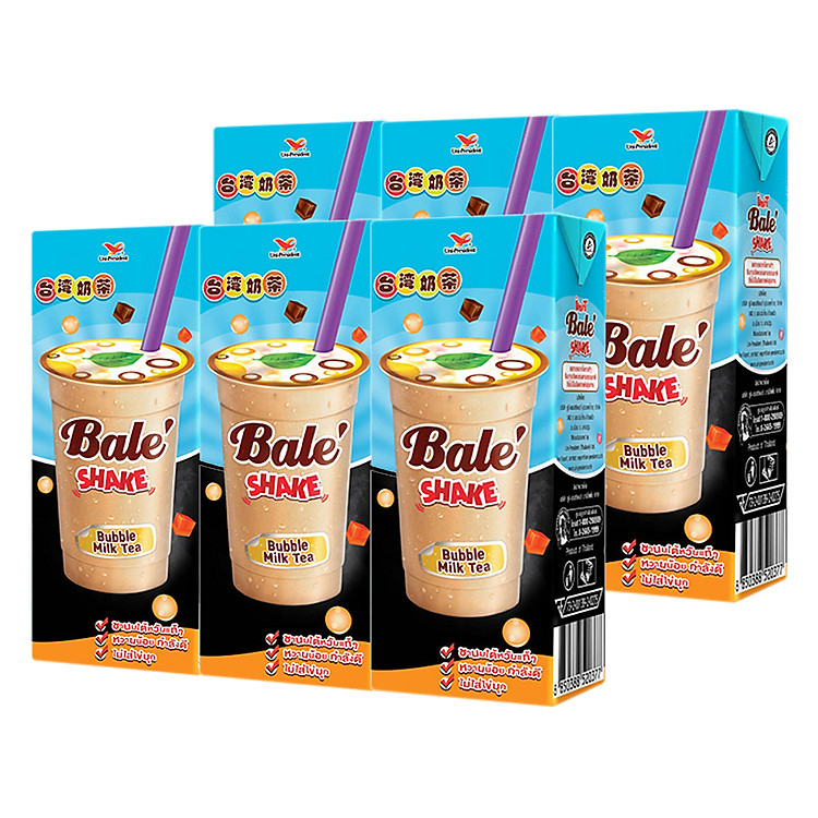 Lốc 6 Hộp Trà Sữa Bale Shake Bubble Milk Tea (230ml x 6)