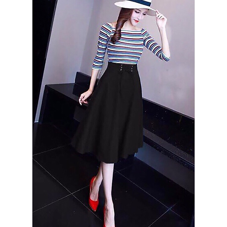 Chân Váy Đan Dây Phong Cách