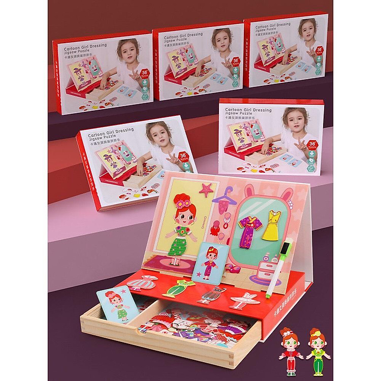 Đồ chơi ghép hình thời trang cho bé Chính hãng Ưu đãi - Hình ảnh 5