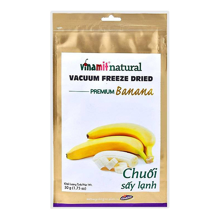 Chuối Sấy Lạnh Vinamit (50g)