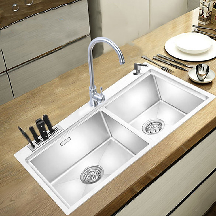 Bồn rửa chén RANOX 6mm vòi rửa chén cổ điển. RN4003