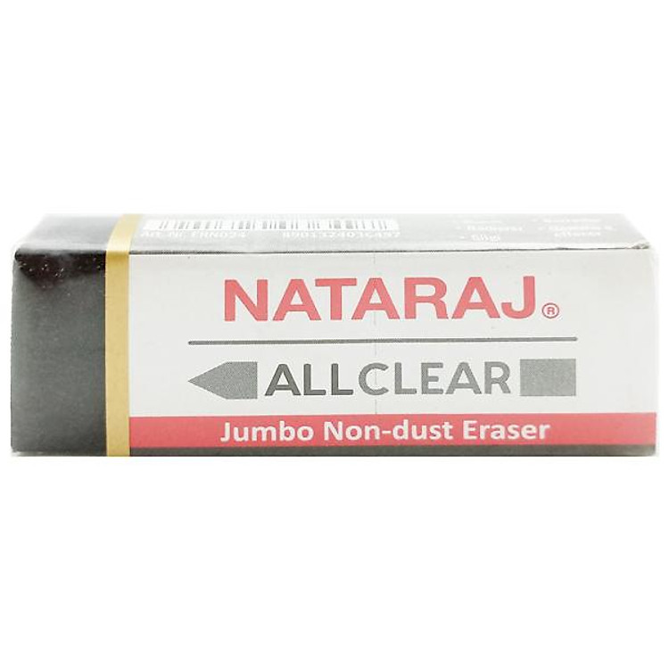 Gôm Đen Non-Dust Jumbo Eraser – Nataraj