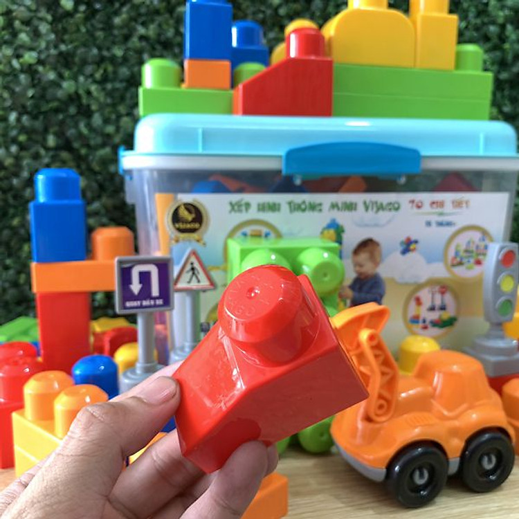 Bộ Xếp Hình Thông Minh Vijago 70 Miếng Chính hãng Ưu đãi - Hình ảnh 3