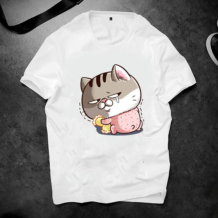 (HOT) Áo thun in hình Mèo Ami Bụng Bự siêu cute p2