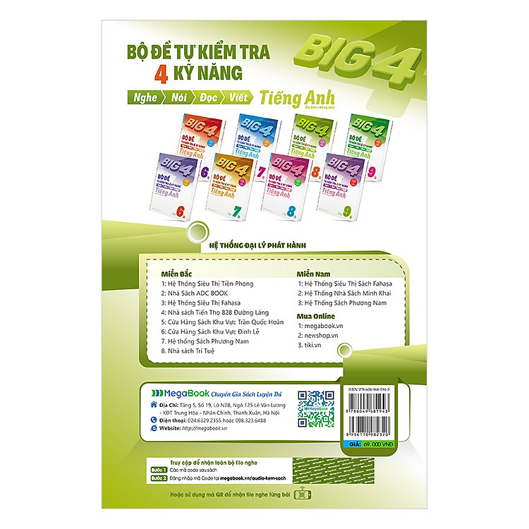 Big 4 Bộ Đề Tự Kiểm Tra 4 Kỹ Năng Nghe - Nói - Đọc - Viết (Cơ Bản Và Nâng Cao) Tiếng Anh Lớp 8 (2 Tập) - Ảnh 5