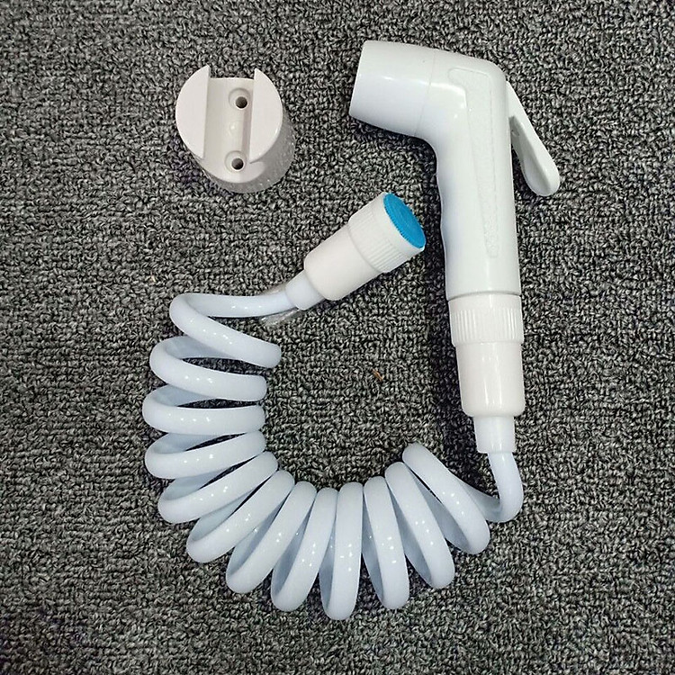 Đầu vòi xịt vệ sinh tăng áp nhựa ABS kèm dây