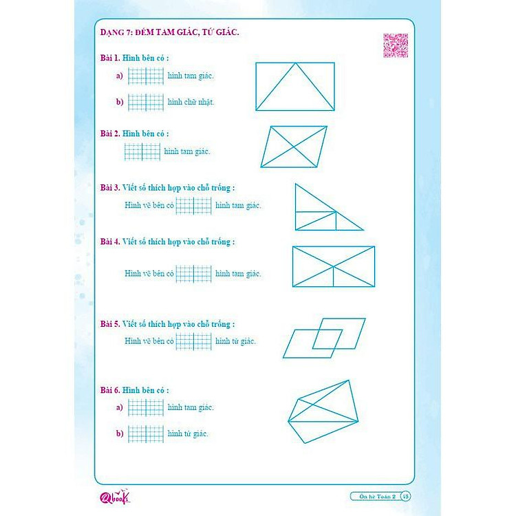 Ôn Tập Hè Toán 2 - Dành cho học sinh lớp 2 lên lớp 3 - Ảnh 6