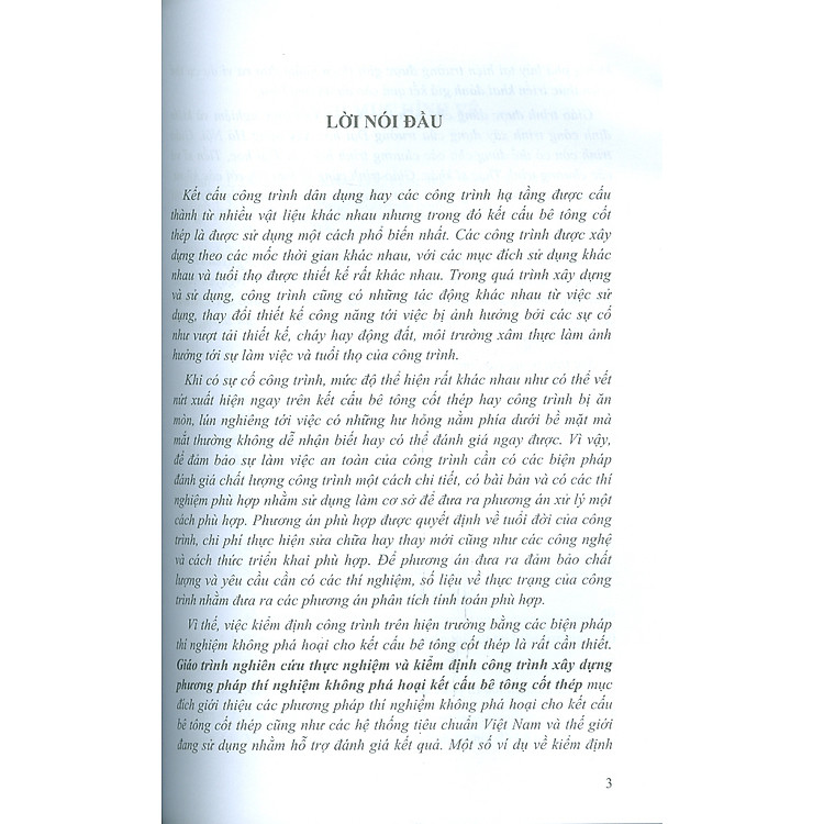 Giáo Trình Nghiên Cứu Thực Nghiệm Và Kiểm Định Công Trình Xây Dựng Phương Pháp Thí Nghiệm Không Phá Hoại Kết Cấu Bê Tông Cốt Thép - Ảnh 3