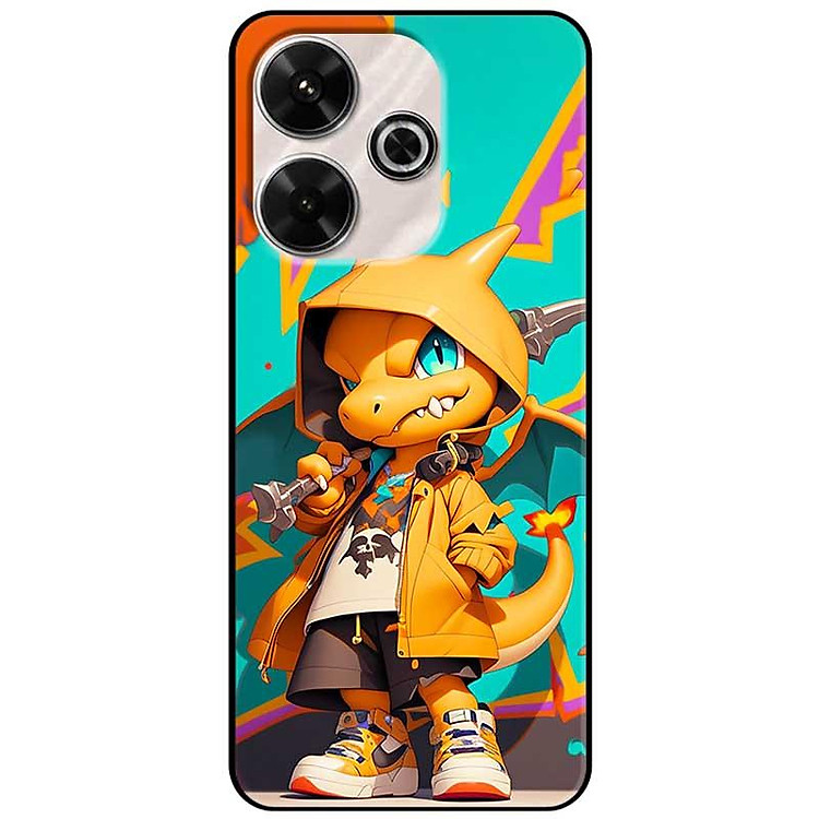 Ốp lưng Redmi 9T - 13C - 13 4G - Redmi Note 13 4G - Note 13 Pro 4G - Note 13 Pro 5G - Rồng Vàng Mắt Xanh - Hàng Chính Hãng