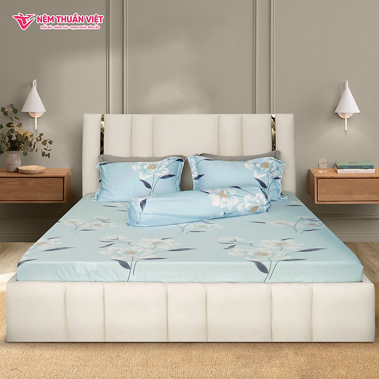 Bộ Ga Giường Tencel Modal Thuần Việt - Lụa Tencel Thoáng Mát, Thấm Hút Mồ Hôi Tốt