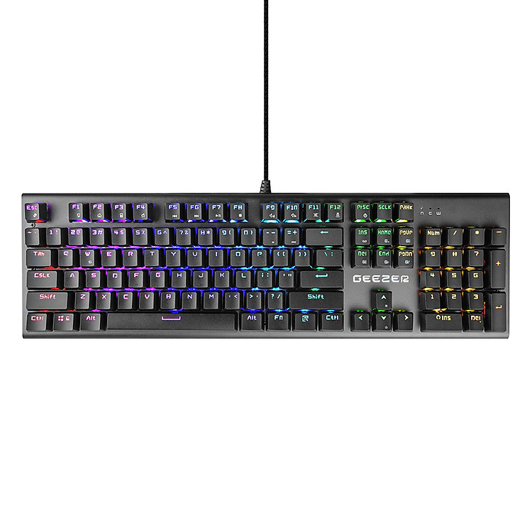 Bàn Phím Game Có Dây Geezer GS2 RGB Blue Switch Full Size - Hàng Chính Hãng