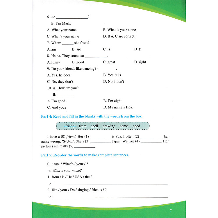 BÀI TẬP BỔ TRỢ TOÀN DIỆN TIẾNG ANH 3 - Ảnh 7