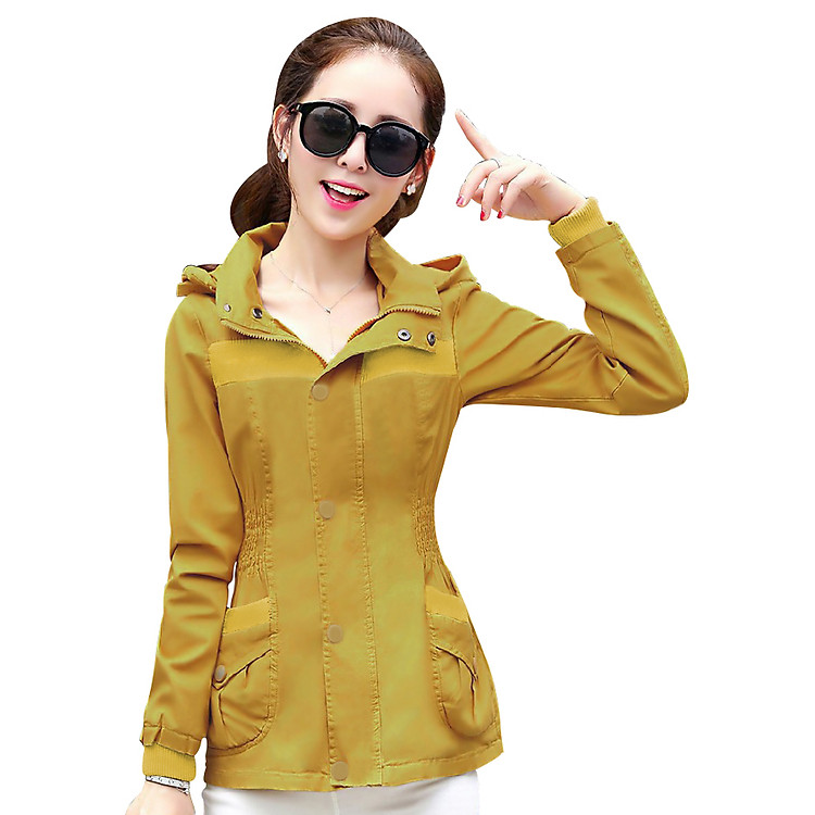 Áo khoác kaki nữ có nón AK30