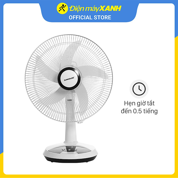 Quạt sạc điện Sunhouse SHD7223 - Hàng chính hãng