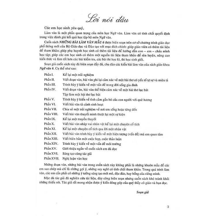 Những Bài Làm Văn Mẫu Lớp 6 - Ảnh 5