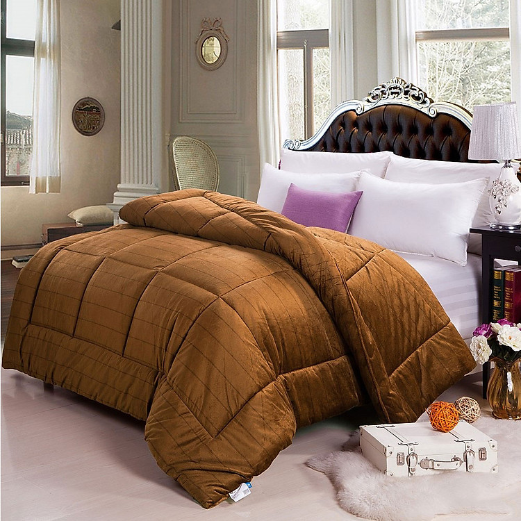 Chăn lông thỏ Kyoryo màu nâu