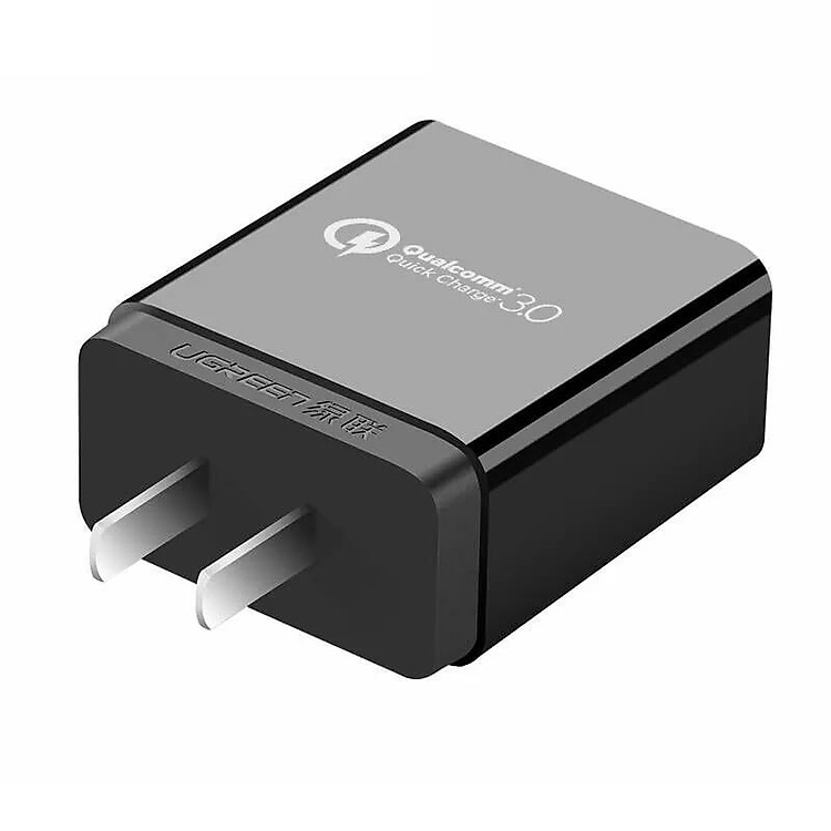 Bộ sạc gắn cổng Usb Qc 3.0 tiêu chuẩn Fcp màu Đen UGREEN 40407CD122 Hàng chính hãng